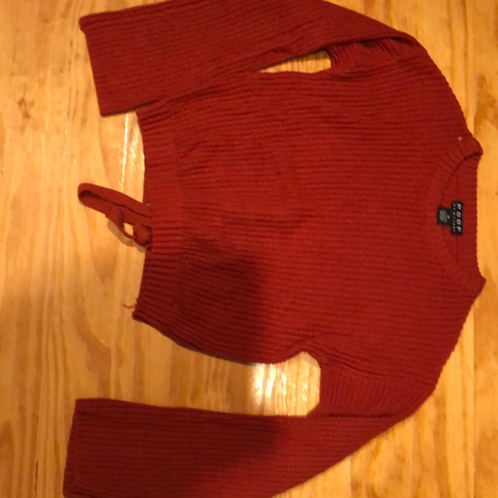 poof new york sweater